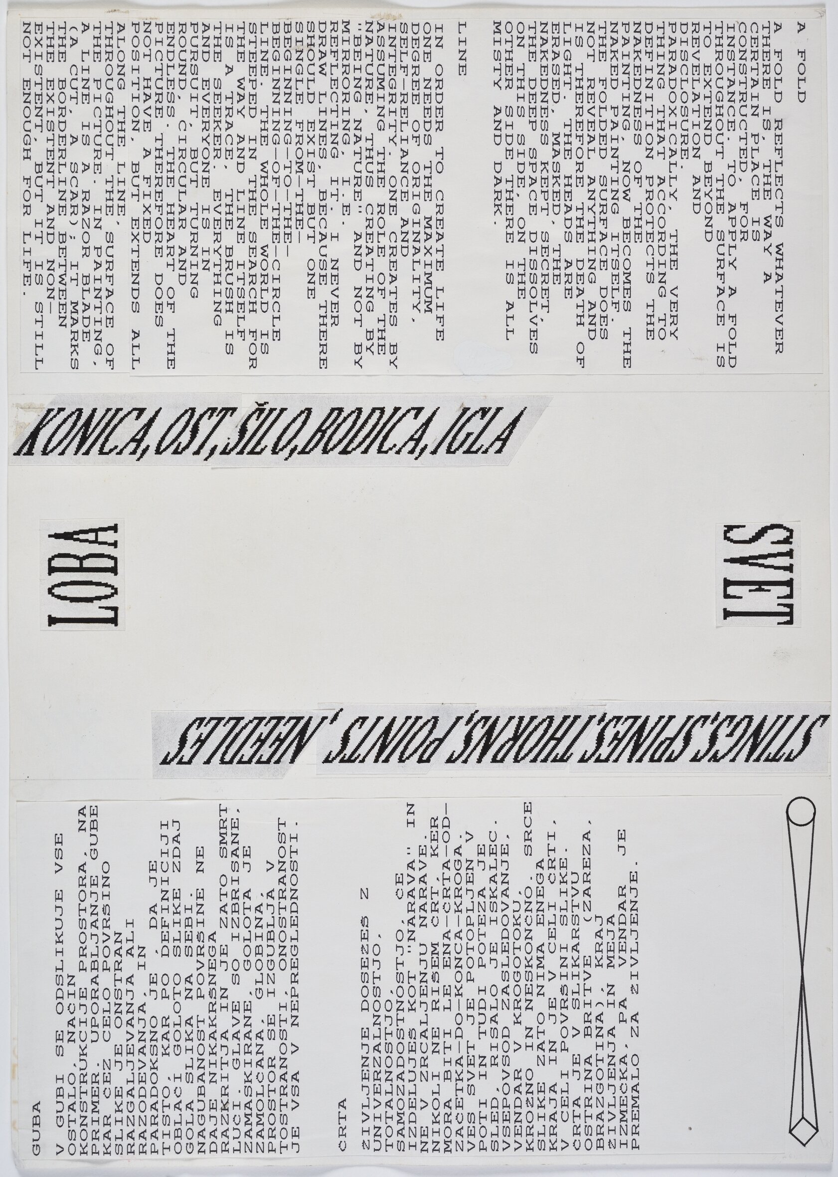 VSSD zloženka Padec angela svetlobe, 1988
