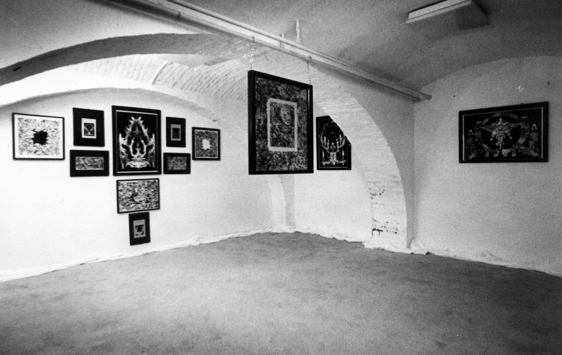 VSSD PADEC ANGELA SVETLOBE razstava grafik Galerija 88 1989